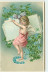 N°13898 - Carte Fantaisie - Ange Portant Des Lettres - Angels