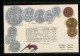 AK Serbien, Münz-Geld, Wechselkurstabelle, Nationalflagge  - Munten (afbeeldingen)
