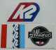 K2 : LOT DE 3 AUTOCOLLANTS - THEME SKI . SPORT - Stickers