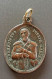 Pendentif Médaille Religieuse Fin XIXe "Saint Benoit-Joseph Labre, Né à Amettes (Pas-de-Calais) / Sainte Marie" - Religión & Esoterismo