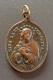 Pendentif Médaille Religieuse Fin XIXe "Saint Benoit-Joseph Labre, Né à Amettes (Pas-de-Calais) / Sainte Marie" - Religion & Esotericism