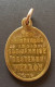 Pendentif Médaille Fin XIXe Bronze Doré "100e Anniversaire De La Fondation De Werro En Estonie (Võru) 1784-1884" - Pendentifs
