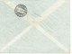 Tarifs Postaux Etranger Du 01-10-1925 (17) Pasteur N° 179 1,00  X 3  + Semeuse 20 C.   Lettre Recommandée 60 G. 29-12-19 - 1922-26 Pasteur