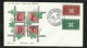 FDC  Lettre Premier Jour Illustrée  N° 1396 Et 1397  Tourcoing Le 14/09/1963 Europa   B/TB Voir Scan Soldé  ! ! ! - 1960-1969