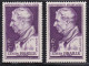 FR7143 - FRANCE – 1947 – L. BRAILLE - Y&T # 793(x2) MNH - Nuevos