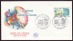 France, FDC, Enveloppe Du 21 Novembre 1981 à Strasbourg " Conseil De L'Europe " - 1980-1989