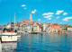 Navigation Sailing Vessels & Boats Themed Postcard Rovinj Harbour Yacht - Voiliers