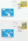 SCOUT SLOVENIA 2009 COMPLETE SET OF 8 FDC WITH SPECIAL CANCEL + PERSONAL STAMPS - Slovenië