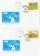 SCOUT SLOVENIA 2009 COMPLETE SET OF 8 FDC WITH SPECIAL CANCEL + PERSONAL STAMPS - Slovenia