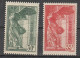 France N° 354 Et 355 ** Pour Les Musées Nationaux - Unused Stamps