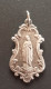 Pendentif Médaille Religieuse Début XXe Argenté "Notre-Dame De Lourdes" Religious Medal - Religion & Esotericism