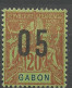 GABON N° 69A Gom Coloniale NEUF** LUXE SANS CHARNIERE / Hingeless / MNH - Unused Stamps