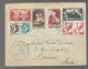 Cachet Du Musée Postal  1948 - La Poste En Alsace, Ensemble De 2 Enveloppes Voyagées Vers Limoux - Lettres & Documents