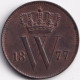 Nederland / Netherlands KM-100 1 Cent 1877 - 1849-1890: Willem III.