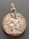 Pendentif Médaille Religieuse Début XXe Argenté "Enfant Jésus De Prague / Notre-Dame Du Scapulaire" Religious Medal - Religion & Esotérisme