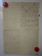 N°2002 ANCIENNE LETTRE COMMUNE D'OCCOCHE A PALYART DATE L'AN 5 - Historical Documents