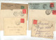 Delcampe - Lot SS De 99 Lettre + 3 Carte Cachet Sur Semeuse à Voir - Handstempel