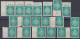 DDR - East Germany 1957 ⁕ Official / Dienstmarke 10 Pf. Mi.35 Perf. 13:12½ ⁕ 19v MNH - Neufs