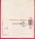 REPIQUAGE - INTERO CARTOLINA UMBERTO (INT. 16C/91 D+R) - ANNULLO "ANNULLATO" - PRESTAMPATO INDIRIZZO - Stamped Stationery