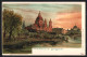 Lithographie München, Teilansicht Mit Kirche Von Der Ludwigsbrücke Aus  - Muenchen