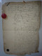 N°2007 ANCIENNE LETTRE ETRANGERE A DECHIFFRER DATE 1641 - Historische Dokumente