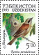 Delcampe - 1993 07 Uzbekistan Fauna Teratoscincus Scincus Pandion Haliaetus 	Remiz Pendulinus MNH - Oezbekistan