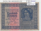 BILLETE AUSTRIA 1.000 KRONEN 1922 P-78 - Otros – Europa