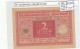 BILLETE ALEMANIA 2 MARCOS 1920 P-59 - Sonstige – Europa