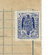 ESPAÑA, 1940. Timbre ESPECIAL MOVIL 5 Cts. HIJOS DE FOURNIER - VITORIA — Sello Fiscal En Factura - Revenue Stamps