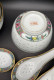 ROYAL SATSUMA 1973 Porcelaine "grains De Riz" Lot De 4x Bols + Cuillères  Pivoine Papillon + Dorures  #240057 - Aziatische Kunst