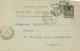 CARTE.  ENTIER. SAGE. 1900. PARIS 84. Bd DE CLICHY. PRIEURS FRERES - 1877-1920: Semi Modern Period