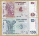 50 FRANCS 2013 ET 100 FRANCS 2007  NEUF - República Del Congo (Congo Brazzaville)