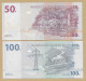 50 FRANCS 2013 ET 100 FRANCS 2007  NEUF - República Del Congo (Congo Brazzaville)