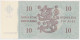 FINLAND - FINNLAND 10 MARKA MARKKA MARK P-104 Juho Kusti Paasikivi - Lion Coat Of Arms 1963 UNC - Finlandia