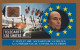 D-109 106501 Accession De La France á La Présidence Du Conseil De L'Europe Mitterand Mint RRR Carte Doree - Phonecards: Private Use