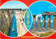 Navigation Sailing Vessels & Boats Themed Postcard Corinth Ship Bridge Chanel - Voiliers