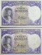 SEQUENTIAL NUMBER SPAIN BANKNOTE 100 PESETAS 1931 XF+/aUNC BILLETE ESPAÑA PAREJA *COMPRAS MULTIPLES CONSULTAR* - 100 Peseten
