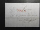 Preußen Vorphila Faltbrief+Inhalt (11x7,5cm) L1 Bonn Rot + Rayon I 13.8.1814 Nach Elberfeld - Covers & Documents