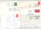 Delcampe - Lot MM De 181 Lettre + 2 Pap Flamme Illustre Theme à Voir - Maschinenstempel (Werbestempel)