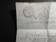 Preußen Vorphila Faltbrief+Inhalt (19,5x10cm) Magistratsbrief Innen 6 Gutegroschen Am 13.10.1797  Neuteich-selten - Brieven En Documenten