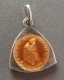 Pendentif Médaille Religieuse Argent 800 émaillé Années 30 "Notre-Dame De La Salette" Religious Medal - Religion & Esotérisme