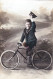Carte Photo - Cyclisme -  Anderlves - Jeune Garcon En Marin Posant Sur Son Vélo Chez Le Photographe - Autres & Non Classés