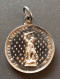 Pendentif Médaille Religieuse Argent 800 Fin XIXe "Saint Michel Terrassant Le Dragon / Le Mont Saint Michel" - Religion & Esotérisme