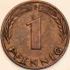 Germany Federal Republic - Pfennig 1950 F, KM# 105 (#4449) - 1 Pfennig