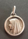 Pendentif Médaille Religieuse Argent 800 Fin XIXe "Notre-Dame De Lourdes" Religious Medal - Religion & Esotericism