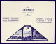 Ref 1648 - 1962 Super Advertising Cover Hotel Mondial - Menton France 50c Rate To Wales - Music Festival Slogan - Brieven En Documenten