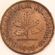 Germany Federal Republic - Pfennig 1950 G, KM# 105 (#4450) - 1 Pfennig