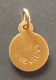 Pendentif Médaille Religieuse Doré Début XXe "Sainte Geneviève, Patronne De Paris" Religious Medal - Religion & Esotericism