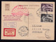 SU.-Zeppelin-Brief, Mi.-Nr. 402-405 B Auf Eingeschriebenem Brief Bzw Karte. - Autres & Non Classés