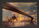 United States New York Brooklyn Bridge Lenticular Stereo 3D Postcard Format 11 X 16 Cm - Ponti E Gallerie